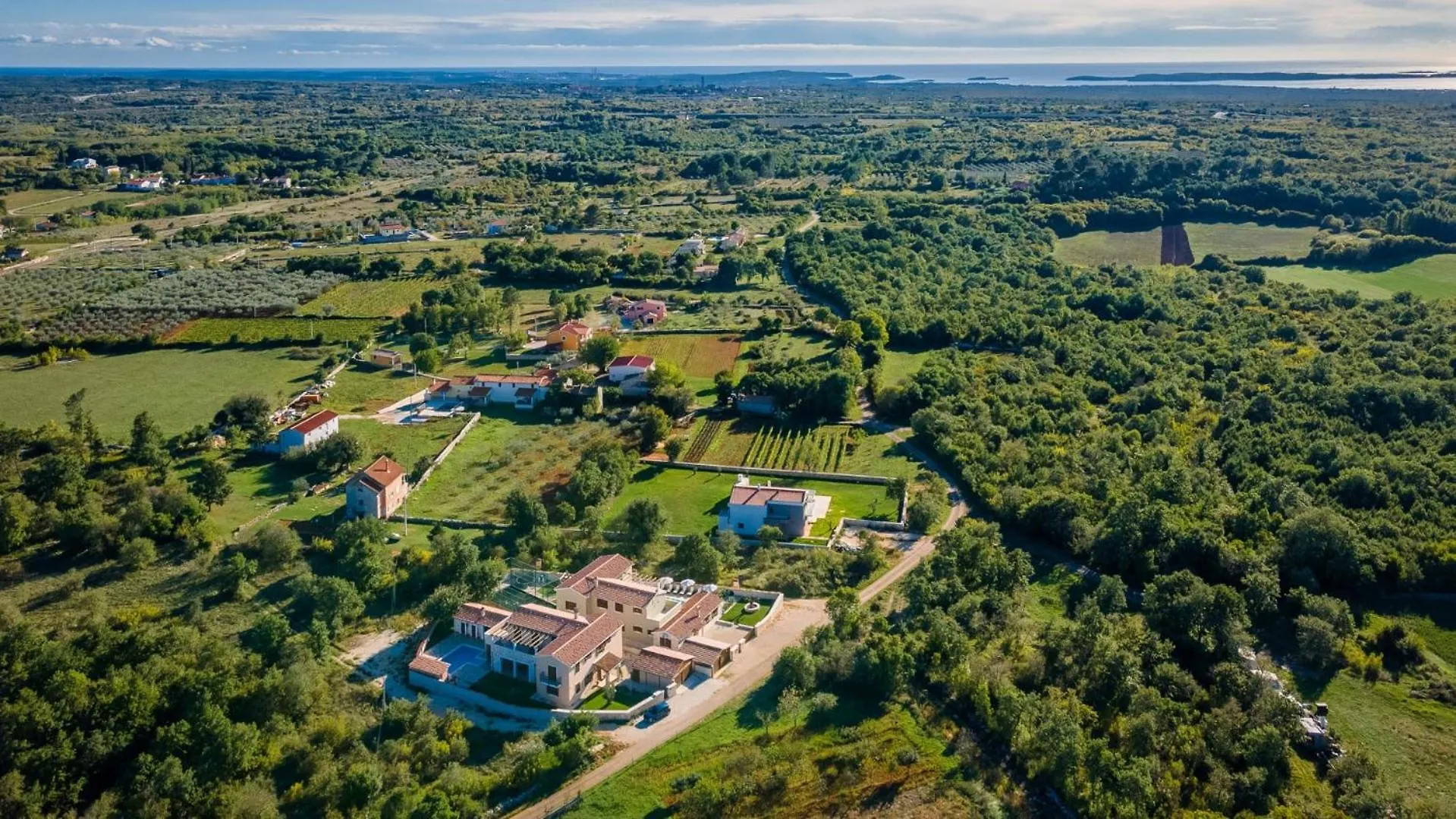 Villa Rajana For 14 Persons With Kids Playground & Pool Heating In Central Istria Svetvincenat Croatia